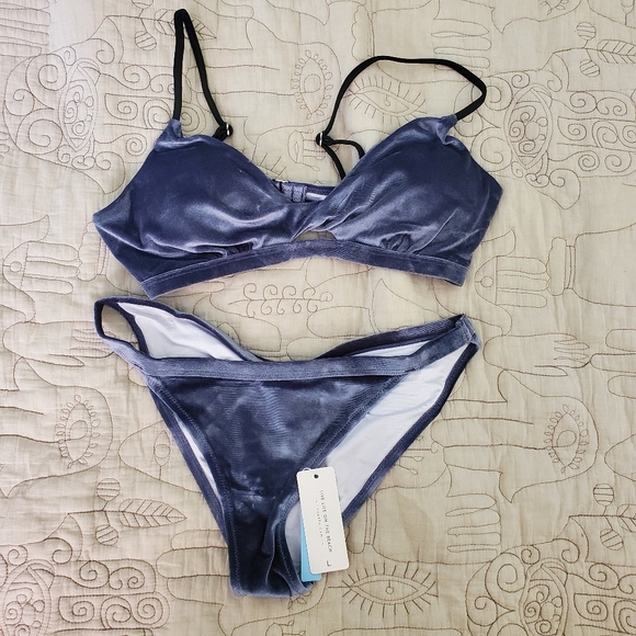 Cupshe Swim Nwt Velvet Bikini Poshmark